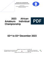 2023 - African - Online - Amateurs - Individual - Chess - Championship - Official Invitation