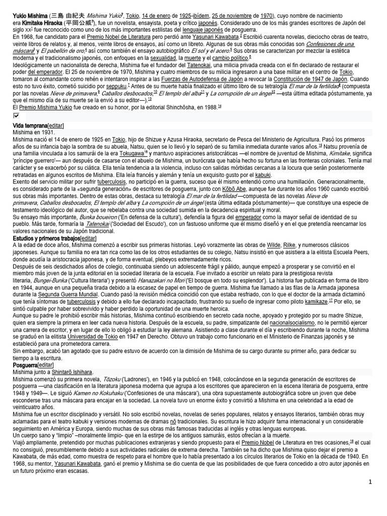Yukio Mishima Pdf