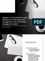 Chapter 5 Instructions For Using Software For Construction and Management of An Information Management System