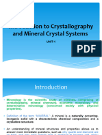 Crystallography Unit 1