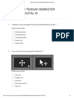 Soal Penilaian Tengah Semester Proses Digital Xi