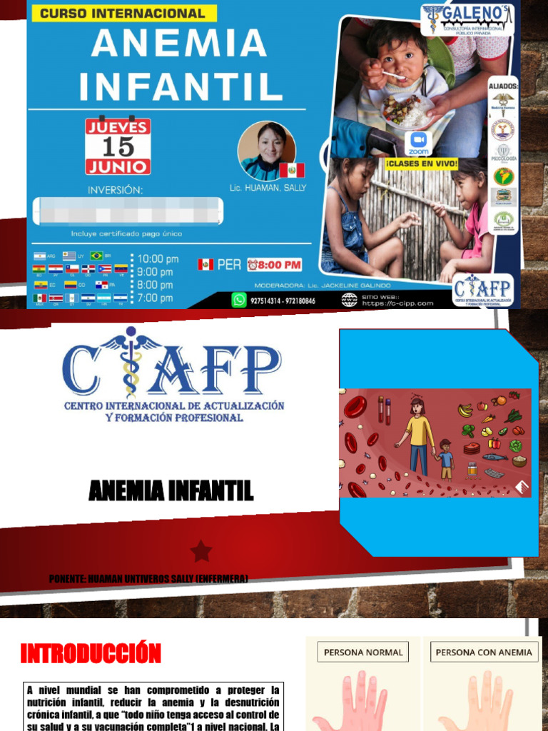 Lucha contra la Anemia Infantil en Perú | PDF | Anemia | sal