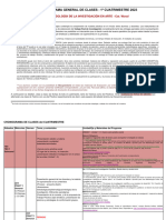 CRONOGRAMA 1C - 2023 - Metodología de La Investigación en Arte