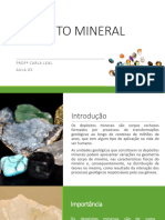 AULA  4 Origem e Classificação de Depósitos minerais