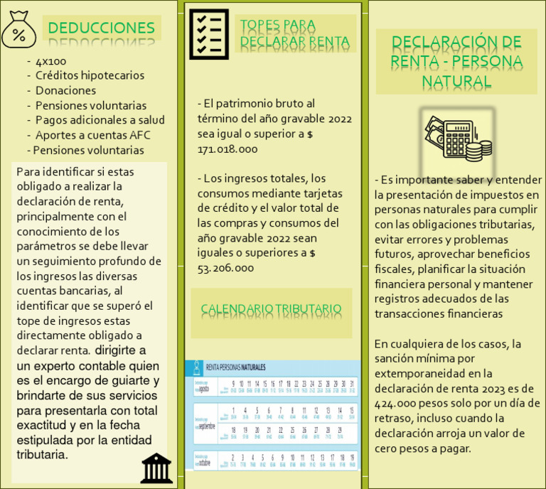 Declaracion de Renta - Personas Naturales Año 2023 | PDF | Economias ...