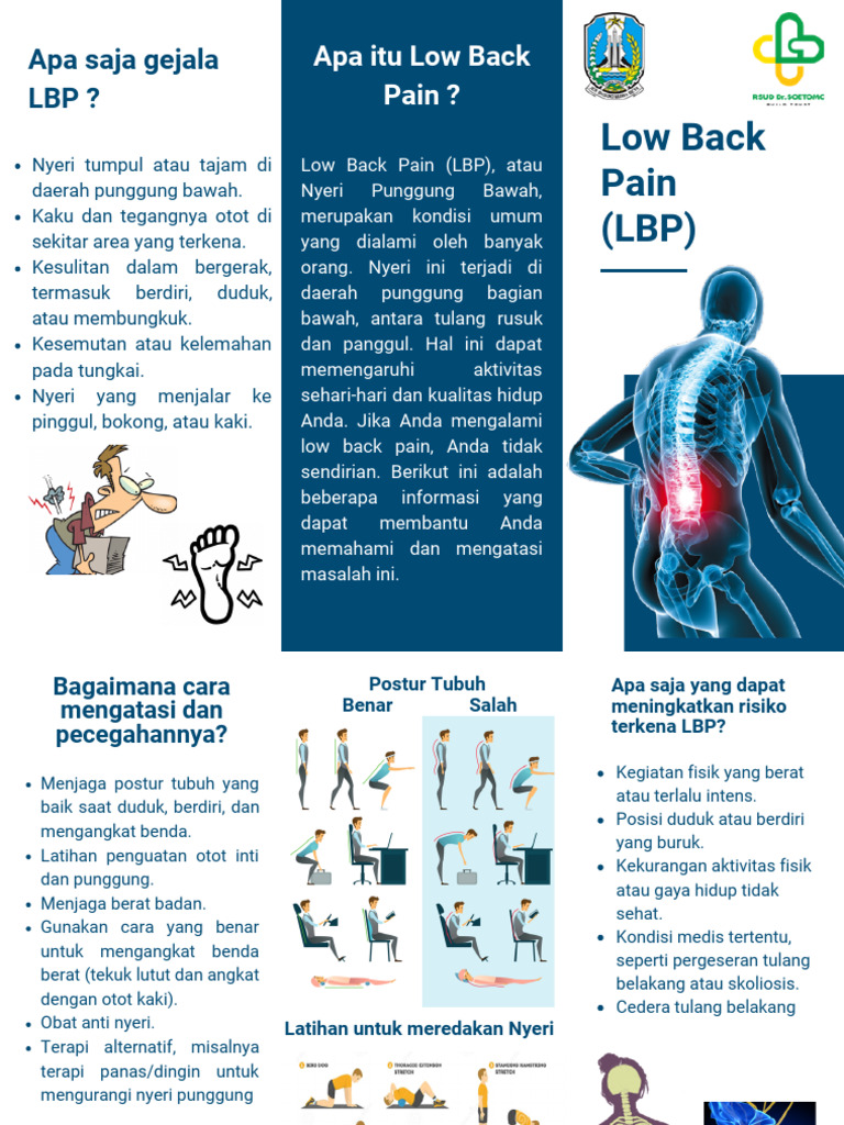 Gejala dan Penanganan Low Back Pain | PDF