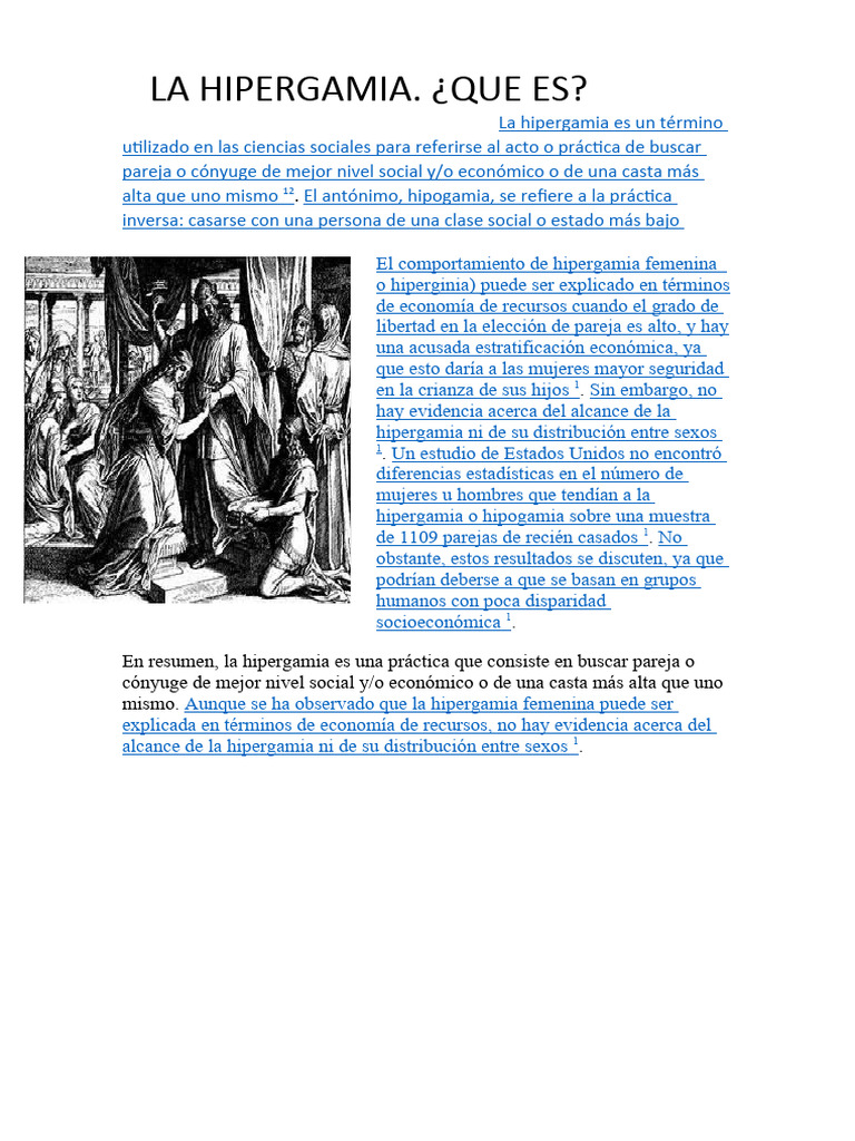 Que Es La Hipergamia PDF