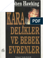 Stephen W Hawking 1993 Kara Delikler Ve Bebek Evrenler