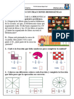 FICHA 07-07-23 Problemas Con Fracciones Homogéneas