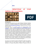 5sesión5 - Como Determinar El Nivel Óptimo Del Inventario