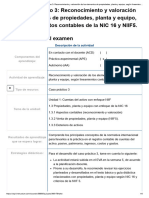 Examen - (APEB1-5%) Caso 3 - Reconocimiento y Valoración de Los Elementos de Propiedades, Planta y Equi