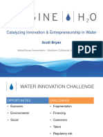 4 Catalyzing Innovation and Entrepreneurship in Water