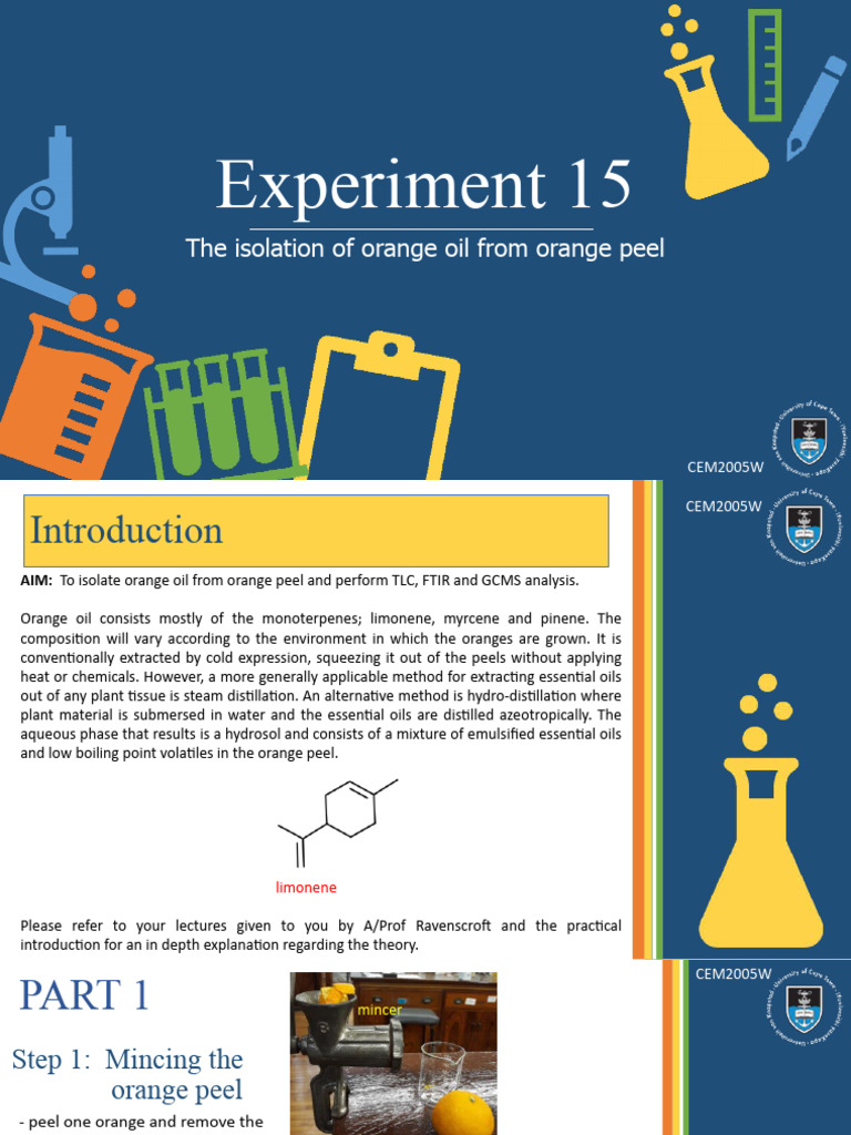 2022 Experiment 15 PDF Infrared Spectroscopy Thin Layer