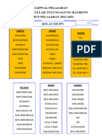 Jadwal Pelajaran Kelas Xii