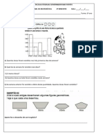 Avaliação de Matemática 3º Ano Final