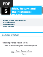 Risk, Return and The Historical Record: Essentials of Investments