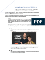Research - Marketing Design Principles and UI UX Terms