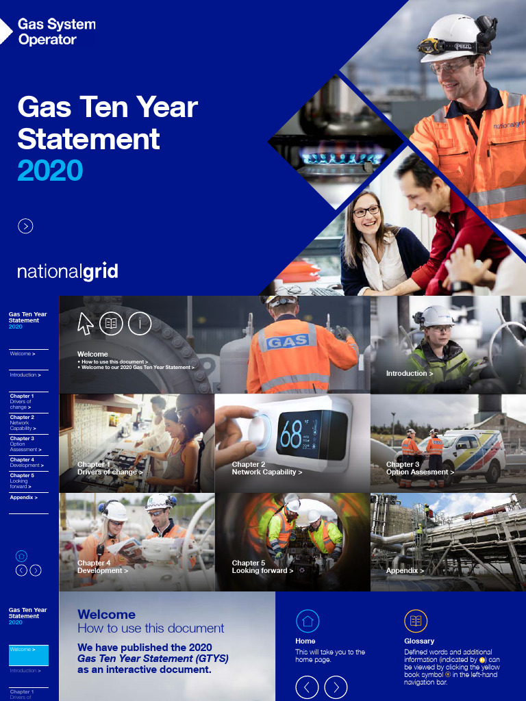 Gas Ten Year Statement 2020 | PDF | Natural Gas | Climate Change Mitigation