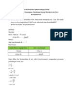 Soal Dan Pembahasan Perbandingan Senilai