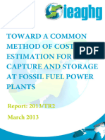 2013-TR2 Towards A Common Method of Cost Estimating For CCS On Fossil Fuelled Power Plants