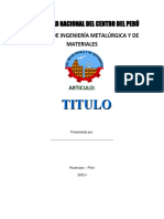 Esquema Trabajo de Investigación