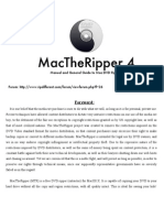 MacTheRipper 4.0 Manual