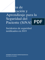 Informe Sinaps 2019