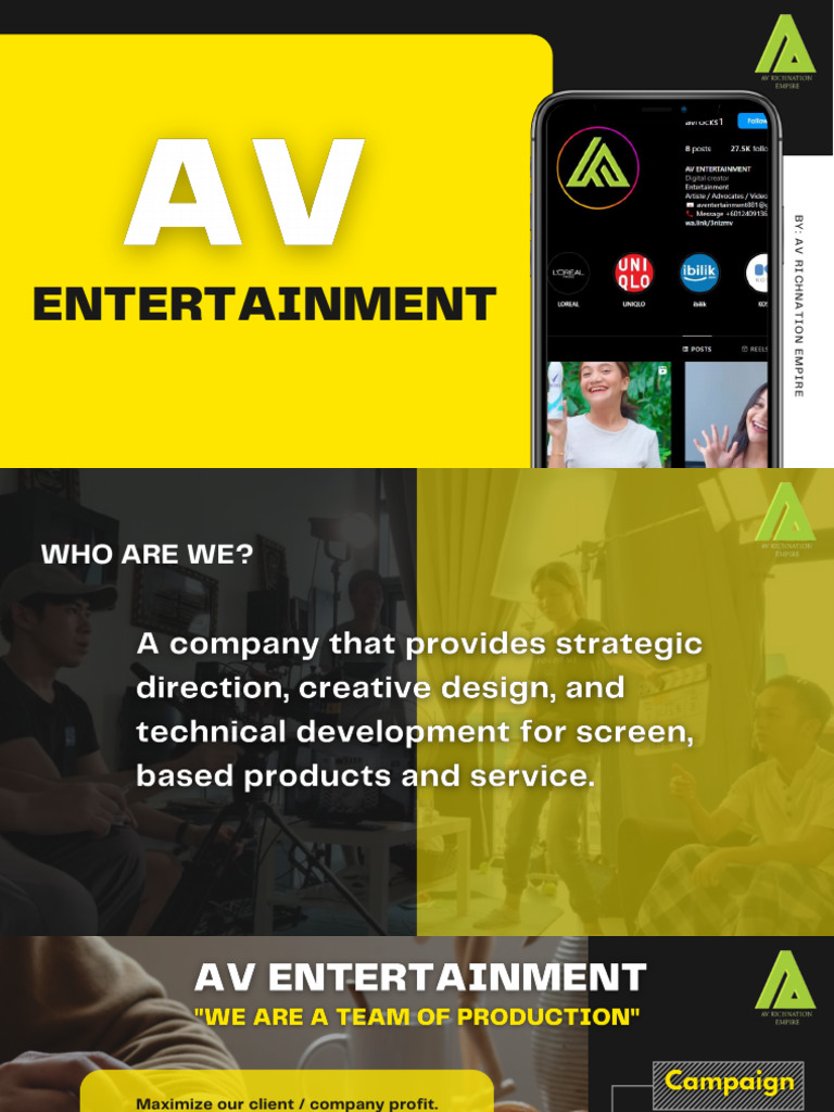 Av Proposal PDF Business Marketing