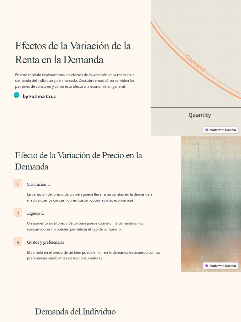 Efectos de La Variacion de La Renta en La Demanda | PDF | Oferta y ...