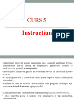 Curs 5: Instructiuni