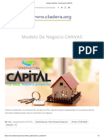 Modelo CANVAS - Constructora CAPITAL