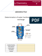 4 Laboratory Four - Hardness of Water