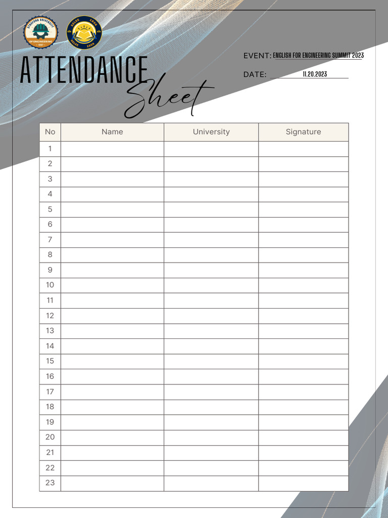 Attendance | PDF