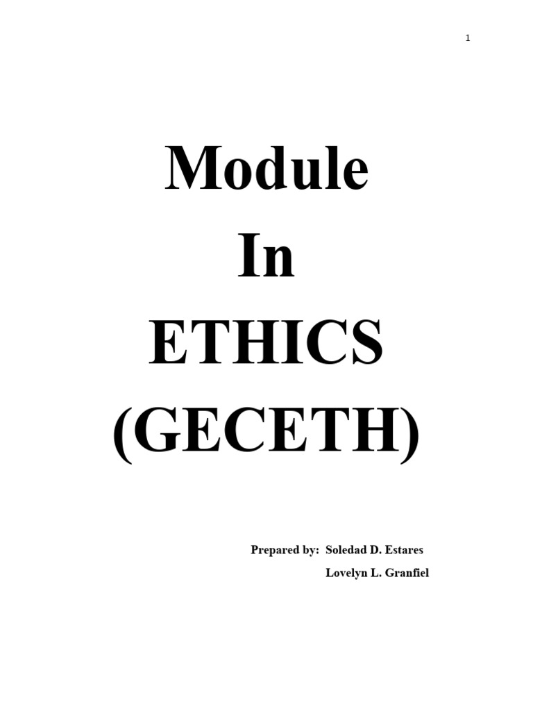 Ethics: Understanding Moral Choices | PDF | Morality | Virtue