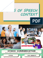 Types of Speech Context