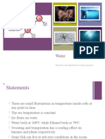 Properties of Water