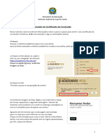 Passo A Passo para Emitir Certificado