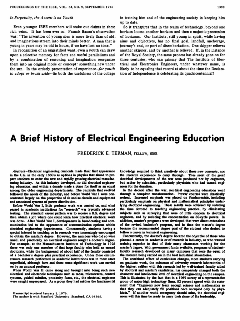 Terman 1976 PDF Alternating Current Thomas Edison