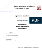 Metodos Numericos Interpolacion Regula Falsi PDF