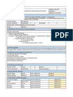 1 - VERIFICACION DE METODO - Analisis Granulometrico Arena