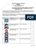 MMC Elections 2019-Final List of Candidates With CV Updated v2