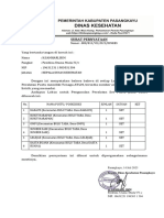 Surat Pernyataan Ketersediaan Tenaga Kab. Pasangkayu