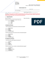 Activity Evaluation Form