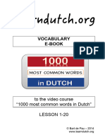 1000 Dutch Words