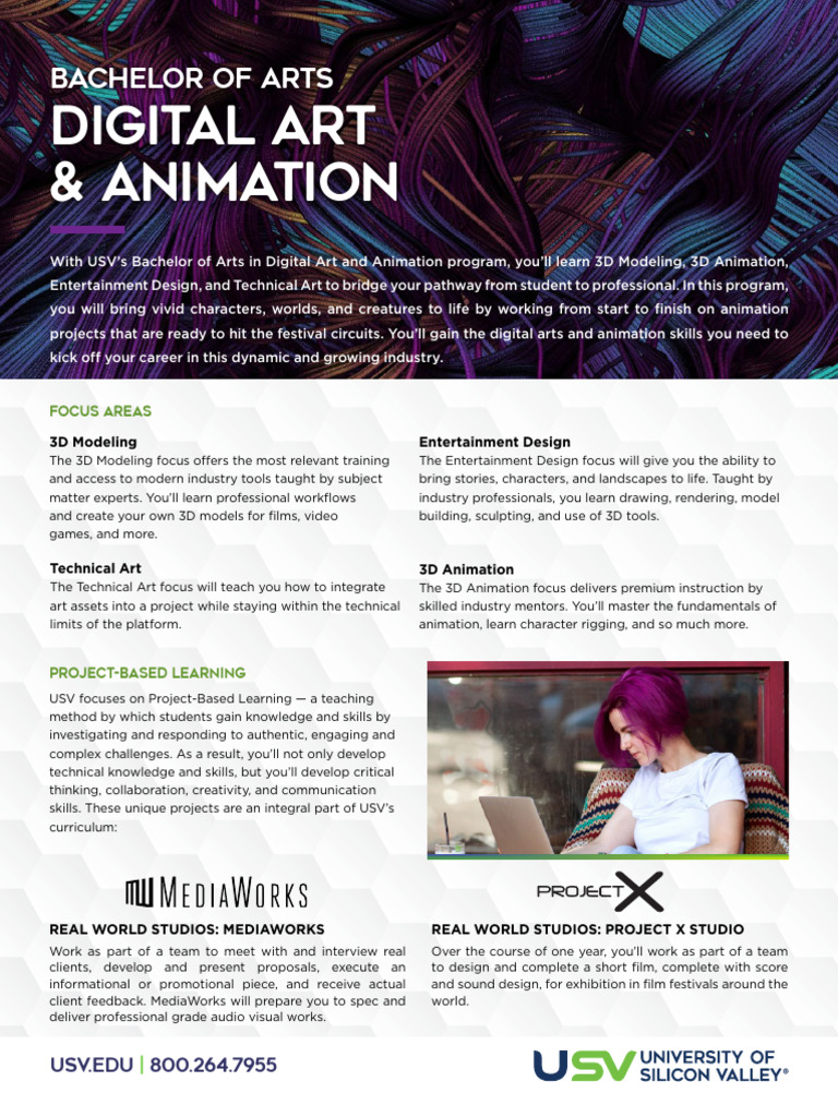 Usv-22-02-004 - Bachelor of Art in Digital Art and Animation | PDF | 3 ...