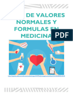 Guia de Valores Normales y Formulas en Medicina