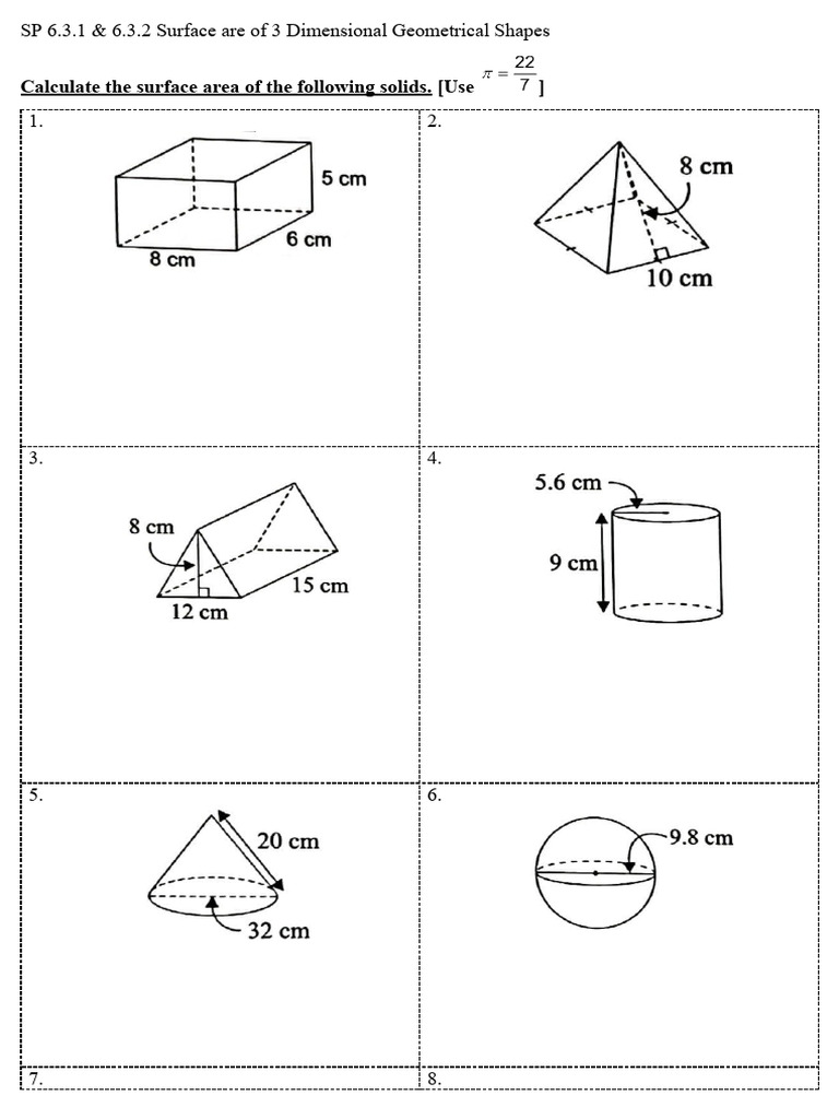 Form 2 chapter 6 surface area pdf