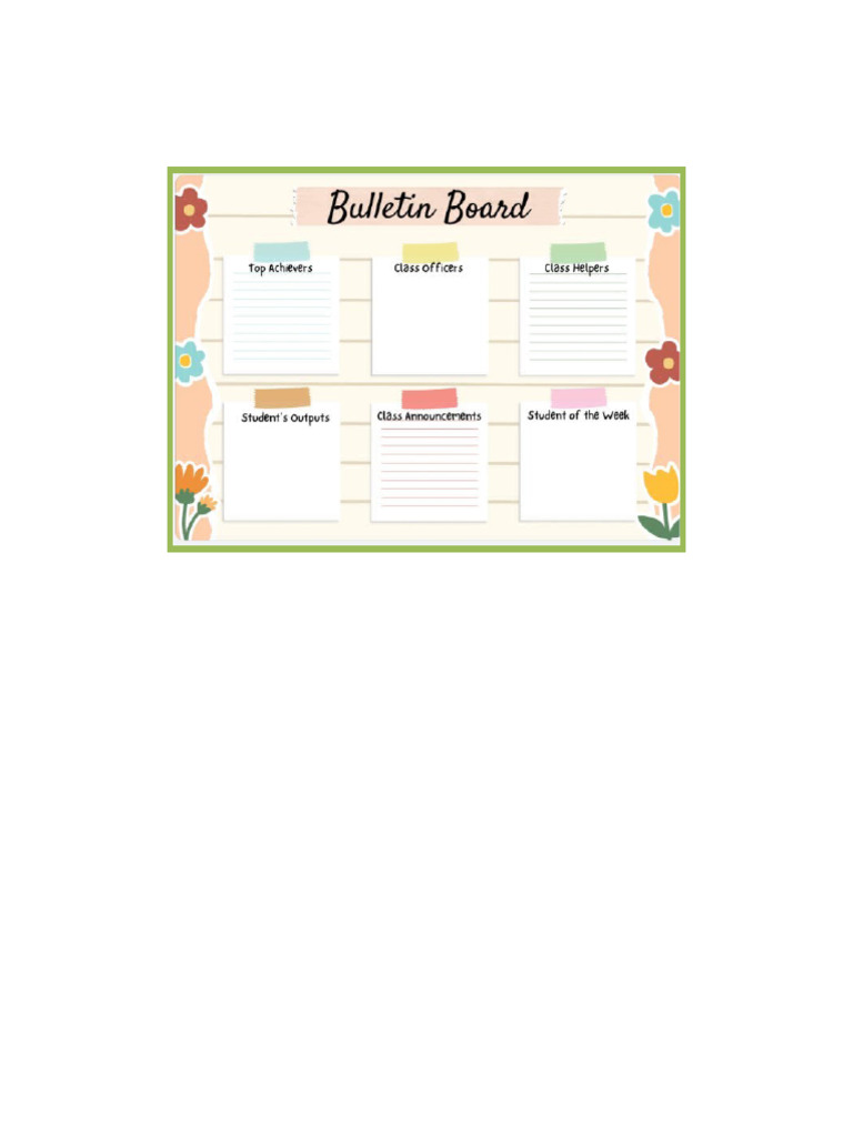 Bulletin Board PDF
