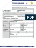 Form Permohonan Sertifikasi PT. SINAR MUTIARA EPC