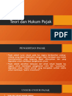 Teori dan Hukum Pajak